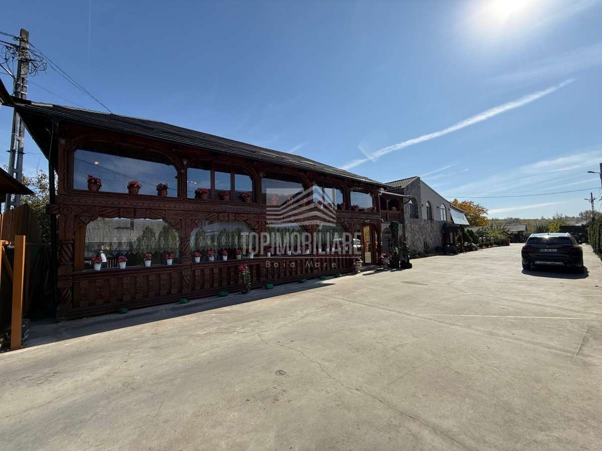 Tăuții de Sus – Spațiu comercial + Casă de locuit, 41,35 ari de teren